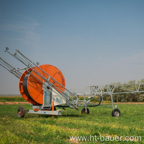 Farm field hose reel irrigation boom model